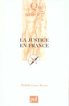 Couverture du livre « Justice en france (7e ed) (la) (7e édition) » de Michele-Laure Rassat aux éditions Que Sais-je ?