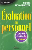 Couverture du livre « Evaluation Du Personnel ; Quels Objectifs ; Quelles Methodes » de Claude Levy-Leboyer aux éditions Organisation