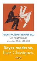 Couverture du livre « Les confessions » de Jean-Jacques Rousseau aux éditions Points