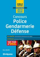 Couverture du livre « Concours police, gendarmerie, défense ; tout pour l'oral (édition 2019/2020) » de Marc Dalens aux éditions Studyrama