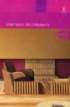 Couverture du livre « Intérieurs de créateurs » de  aux éditions Place Des Victoires