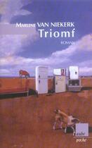 Couverture du livre « Triomf » de Marlene Van Niekerk aux éditions Editions De L'aube