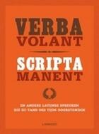 Couverture du livre « Verba volant scripta manent » de Gerd De Ley aux éditions Uitgeverij Lannoo