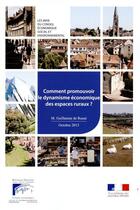 Couverture du livre « Comment promouvoir le dynamisme économique des espaces ruraux » de  aux éditions Documentation Francaise