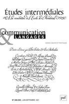 Couverture du livre « Communication et langages 2021, n.208-209 » de  aux éditions Puf