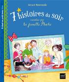 Couverture du livre « 7 histoires du soir racontées par la famille Pluche ; il était un petit tome bleu » de Gerard Moncomble aux éditions Hatier