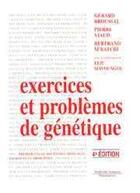 Couverture du livre « Exercices et problèmes de génétique (Coll. PCEM) » de Broussal Gerard aux éditions Lavoisier Medecine Sciences