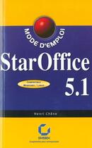 Couverture du livre « Staroffice 5.1 Mode D'Emploi » de Henri Chene aux éditions Eska