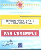 Couverture du livre « Openoffice.org 2 ou staroffice 8 ; calc, writer, impress et draw » de Catherine Guerois aux éditions Eni