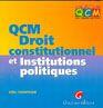 Couverture du livre « Qcm droit constitutionnel et institutions politiques 2e » de Gilles Champagne aux éditions Gualino