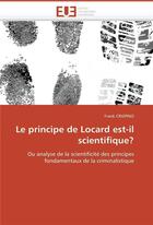 Couverture du livre « Le principe de locard est-il scientifique? » de Crispino-F aux éditions Editions Universitaires Europeennes