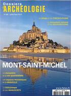 Couverture du livre « Dossier d'archeologie n 388 le mont saint-michel - juillet/aout 2018 » de  aux éditions Faton Revue