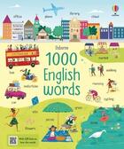 Couverture du livre « 1000 English words » de Jane Bingham et Rachael Saunders aux éditions Usborne