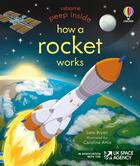 Couverture du livre « Peep inside : how a rocket works » de Caroline Attia et Lara Bryan aux éditions Usborne