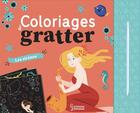 Couverture du livre « Coloriages a gratter : sirenes » de Pauline Caudrillier aux éditions Larousse