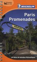 Couverture du livre « Paris promenades (édition 2012) » de Collectif Michelin aux éditions Michelin