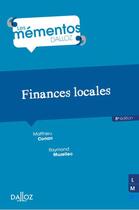 Couverture du livre « Finances locales (8e édition) » de Raymond Muzellec et Matthieu Conan aux éditions Dalloz