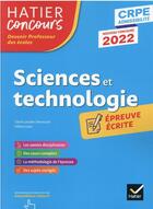 Couverture du livre « Sciences et techno - crpe 2022 - epreuve ecrite d'admissibilite » de Laruelle-Detroussel aux éditions Hatier