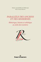 Couverture du livre « Parallèle des anciens et des modernes » de  aux éditions Hermann