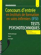 Couverture du livre « Tests psychotechniques (ifsi) » de Jacques Bruneteau aux éditions Vuibert