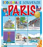 Couverture du livre « Mon coloriage souvenir ; Paris » de  aux éditions Piccolia