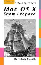 Couverture du livre « Mac Os X Snow Leopard » de Nathalie Nicoletis aux éditions Digit Books