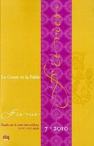 Couverture du livre « FEERIES ; fééries t.7 ; le conte et la fable » de Aurelia Gaillard aux éditions Uga Éditions