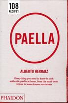 Couverture du livre « Paella » de Alberto Herraiz aux éditions Phaidon Press