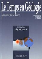Couverture du livre « Le Temps En Geologie » de Godet aux éditions Hachette Education