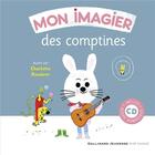 Couverture du livre « Mon imagier des comptines livre cd » de  aux éditions Gallimard-jeunesse