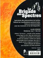 Couverture du livre « Ombres sur l'ecran t5 - la brigade des spectres » de Alain Venisse aux éditions Pere Castor
