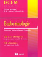 Couverture du livre « Endocrinologie » de Laurent Karila aux éditions Estem