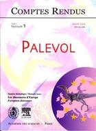 Couverture du livre « Comptes rendus academie des sciences, palevol, t.2, fascicule 1, janvier 2003 : les dinosaures d'europ » de  aux éditions Elsevier