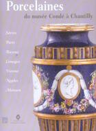Couverture du livre « Porcelaines du musee conde a chantilly » de Preaud/Plinval aux éditions Somogy