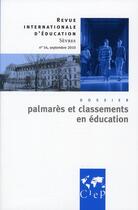 Couverture du livre « Revue internationale d'éducation de Sèvres ; palmarès et classements en éducation » de  aux éditions Didier