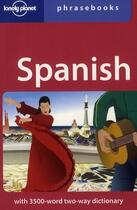 Couverture du livre « Spanish phrasebook » de  aux éditions Lonely Planet France