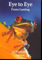 Couverture du livre « Eye to eye » de Frans Lanting aux éditions Taschen