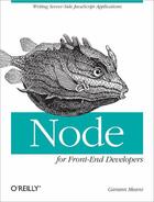 Couverture du livre « Node for Front-End Developers » de Garann Means aux éditions O'reilly Media