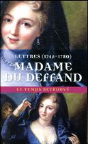 Couverture du livre « Lettres » de Madame Du Deffand aux éditions Mercure De France