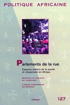 Couverture du livre « Revue Politique Africaine » de Banegas/Collectif aux éditions Karthala