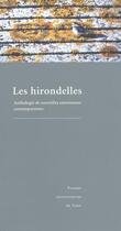Couverture du livre « Les hirondelles : anthologie de nouvelles estoniennes » de Antoine Chalvin aux éditions Pu De Caen
