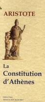 Couverture du livre « La constitution d'Athènes » de Aristote aux éditions Paleo