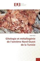 Couverture du livre « Gîtologie et metallogenie de l'extreme Nord-Ouest de la Tunisie » de Riadh Abidi aux éditions Editions Universitaires Europeennes