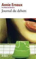 Couverture du livre « Journal du dehors » de Annie Ernaux aux éditions Folio