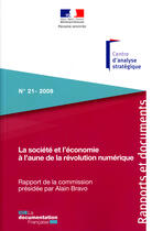 Couverture du livre « La societe et l'économie à l'aune de la révolution numérique » de  aux éditions Documentation Francaise