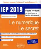 Couverture du livre « IEP ; méthodologie et conseils ; thème 1, thème 2 (édition 2019) » de Rene Rampnoux aux éditions Ellipses