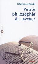 Couverture du livre « Petite philosophie du lecteur » de Gilbert Legrand aux éditions Milan