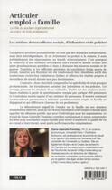 Couverture du livre « Articuler emploi et famille » de Diane-Gabrielle Tremblay aux éditions Pu De Quebec