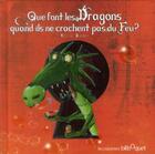 Couverture du livre « Que font dragons quand ne crachent pas du feu ? » de Olivier Daumas aux éditions Bilboquet