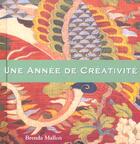 Couverture du livre « Une annee de creativite » de Brenda Mallon aux éditions Vega